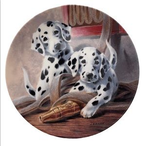 "We've Been Spotted," Dalmatian Collectors Plate, By Lynn Kaatz. Limited Edition